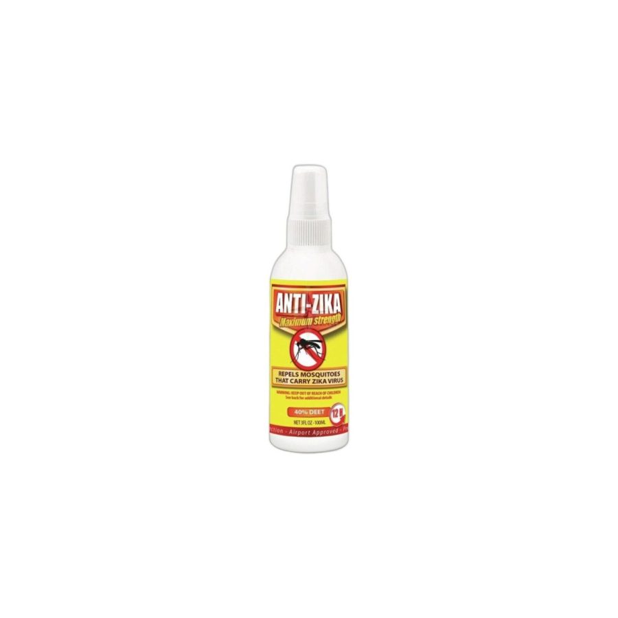 ANTI ZIKA Maximum Strength — pastiprināts odu un ērču atbaidīšanas līdzeklis (DEET 40%), 100 ml ANTI ZIKA Maximum Strength — pastiprināts odu un ērču atbaidīšanas līdzeklis (DEET 40%), 100 ml
