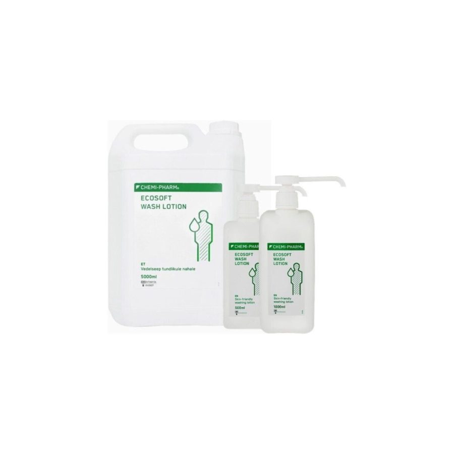 ECOSOFT WASH LOTION Sensitive — maigas šķidrās ziepes jutīgai ādai