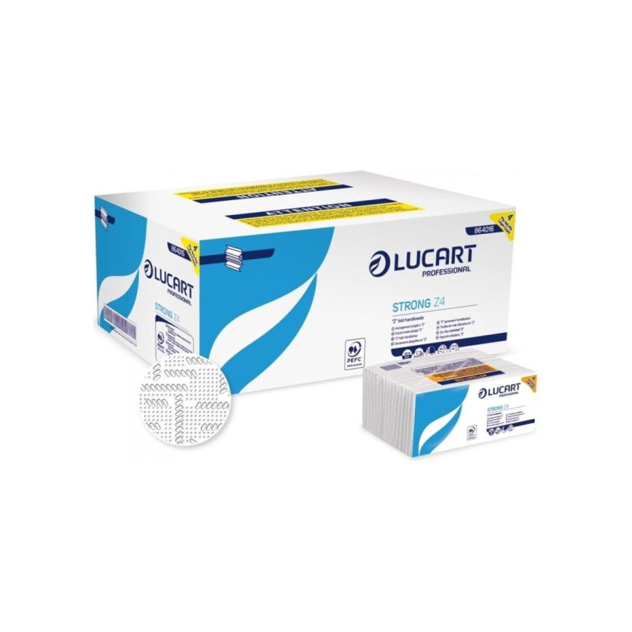 Lucart STRONG ELITE Z4 FOLD, Z-locījuma papīra roku salvetes