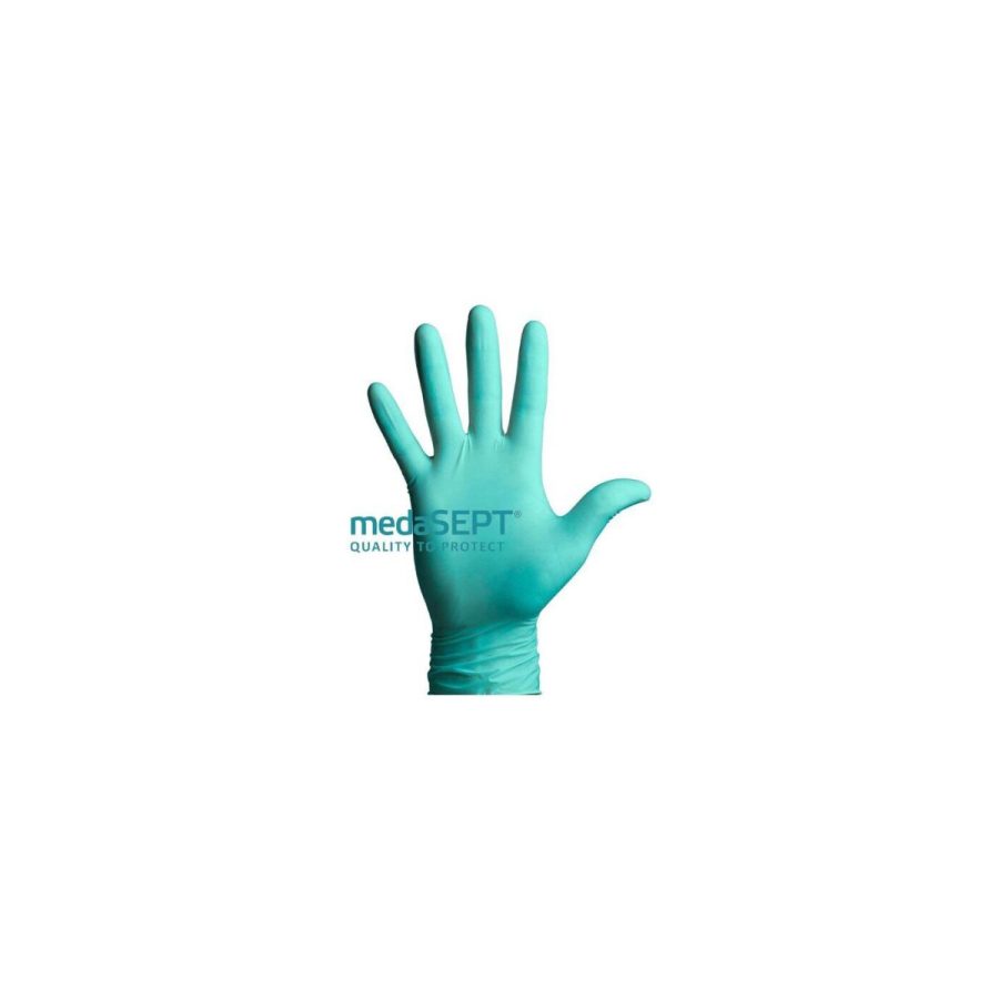 medaSEPT® ALOEVIT N100 — zaļi nitrila cimdi ar alveju medaSEPT® ALOEVIT N100 — zaļi nitrila cimdi ar alveju