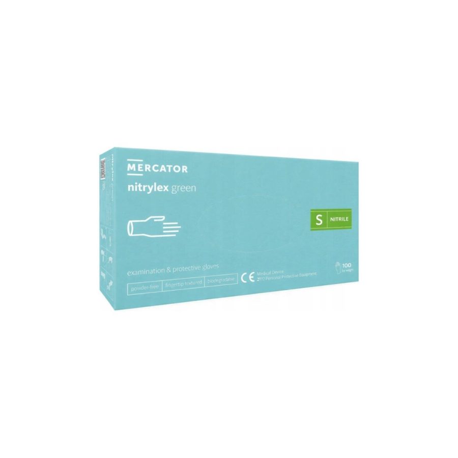 nitrylex green N100 — biosadalāmi zaļi nitrila cimdi nitrylex green N100 — biosadalāmi zaļi nitrila cimdi