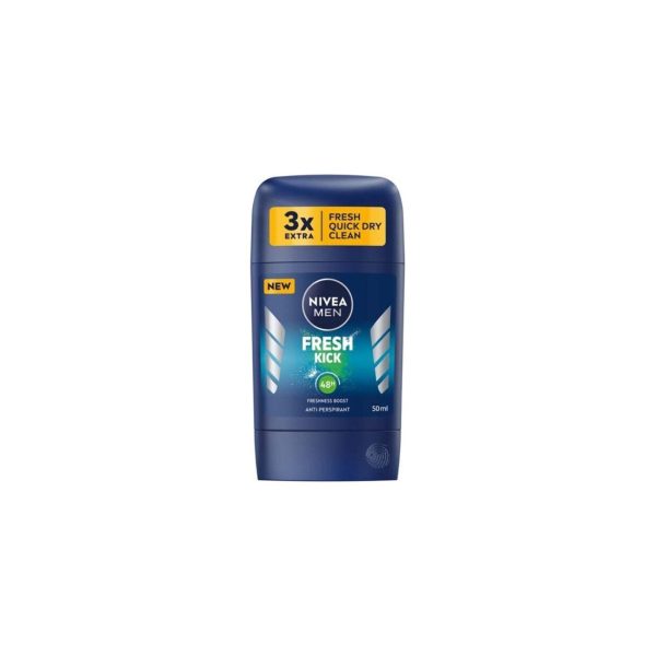 NIVEA MEN Fresh Kick 48H antiperspirants-zīmulis, 50 ml