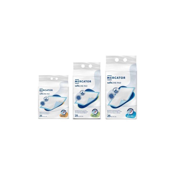 MERCATOR safeLINE® PAD — vienreizlietojams uzsūcošs aizsargpalags